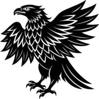 Eagle Silhouette illustration design vector