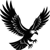 Eagle Silhouette illustration design vector