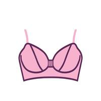 Bra icon simple logo vector