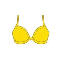 Bra icon simple logo vector