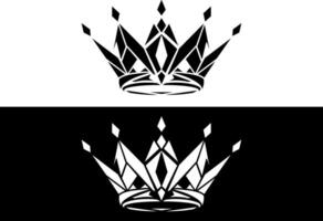 crown illustration in graffiti style vector