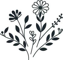 Floral Background with butterfly element for design vector