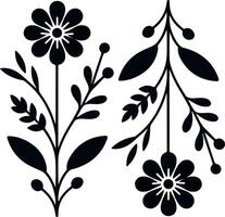 Floral Background with butterfly element for design vector