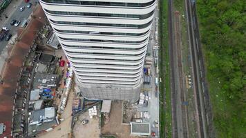haute angle vue de central Wembley Londres ville de Angleterre uni Royaume, avril 17ème, 2024 video
