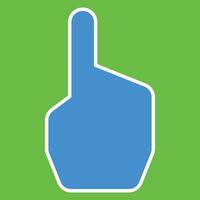 index finger cursor icon, hand pointer icon vector