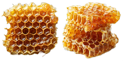 Bienenwabe isoliert isoliert auf transparent Hintergrund , png
