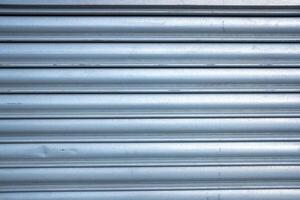 metal shutters background, part of horizontal metallic gate for background or wall paper photo