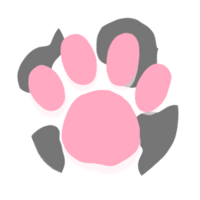 Cat Paw Cartoon illustration Cow Cat Paw png