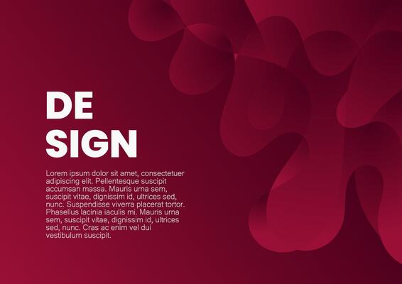 Abstract background design, featuring gradient colors, wave backdrop, with copy space area. Suitable for wallpaper, presentation slides, covers, websites, and home pages.