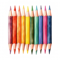 Colored Pencils Illustration png