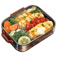 Mittagessen Box Illustration png