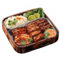 Mittagessen Box Illustration png