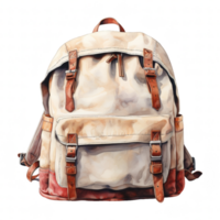 School Backpack Illustration png