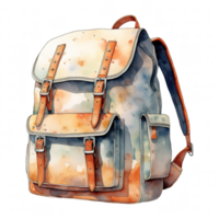 illustration de sac à dos scolaire png