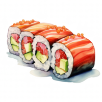 Sushi clipart ilustração png