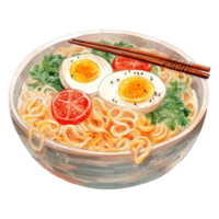 Ramen Clip Art Illustration png