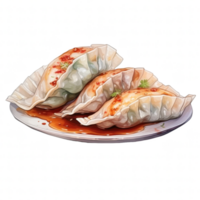 Gyoza Clipart Illustration png