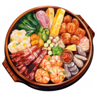 Sukiyaki clipart ilustração png