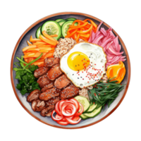 Bibimbap Clipart Illustration png