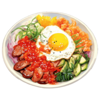 bibimbap clipart illustrazione png