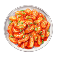 tteokbokki clipart ilustração png