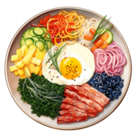 Bibimbap clip art illustratie png