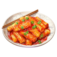 tteokbokki clipart illustrazione png