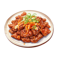 Bulgogi clipart ilustração png