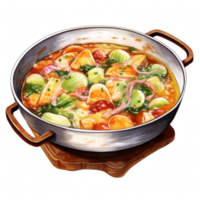 Korean Stew Illustration png