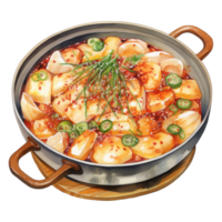 Korean Stew Illustration png