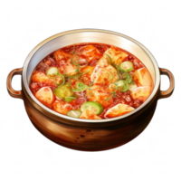 Korean Stew Illustration png