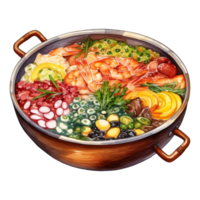 Korean Stew Illustration png