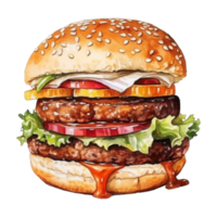 hamburguesa clipart ilustración png