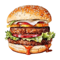 Hamburger clipart illustration png