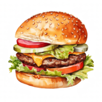 Hamburger clipart illustration png