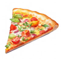 illustration de tranche de pizza png