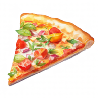 ilustração de fatia de pizza png