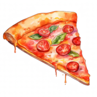 ilustração de fatia de pizza png