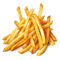 French Fries Illustration png