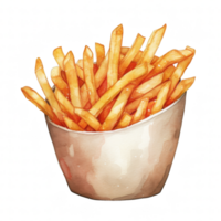 Franse frietjes illustratie png