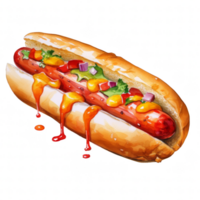 Hot Dog Illustration png