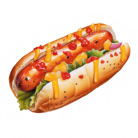 Hot Dog Illustration png