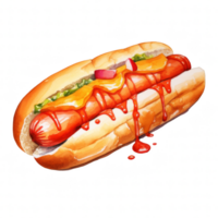 illustrazione di hot dog png