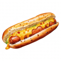 Hot Dog Illustration png