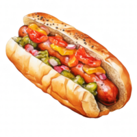 Hot Dog Illustration png