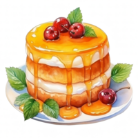 gâteau pudding illustration png