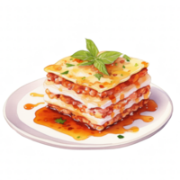 Lasagne Clip Art Illustration png