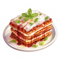 lasagne clip art illustratie png