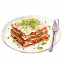 Lasagna clipart illustrazione png