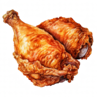 illustrazione di pollo fritto png